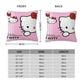 thumbnail image 2 of Hello Kitty Pillow Cover, Square Throw Pillow Cases For Couch Sofa Bed Living Room,Home Decorative, 16"X16", 2 of 9