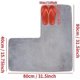 thumbnail image 2 of L Shaped Bath Mat Bathroom Rug Water Absorbent Soft NonSlip Corner Shower Mat Washable Rug for Square Shower (Blue) Ref: 4772, 2 of 5