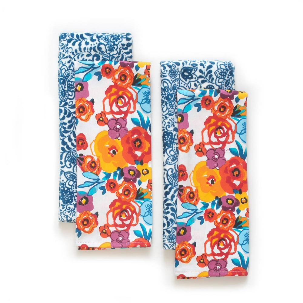The Pioneer Woman Flea Market Kitchen Towel, Set of 4