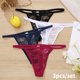 thumbnail image 2 of Finetoo 3 unids/set tangas de encaje de baja altura para mujer M-XL Sexy T-BackPanties ropa interior de encaje G-string ropa interior para niñaspangjing, 2 of 4