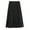 Black, variant on Kids Girl Boy Work Uniform Skirts for Kid Ruched Elastic Waist Plain Midi Mini Little Knee Length Skirts 2026 Clothes Trendy L