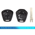 thumbnail image 4 of 3 Buttons Key Fob Remote Case Shell for Porsche Cayenne 911 996 Boxster 986, 4 of 8