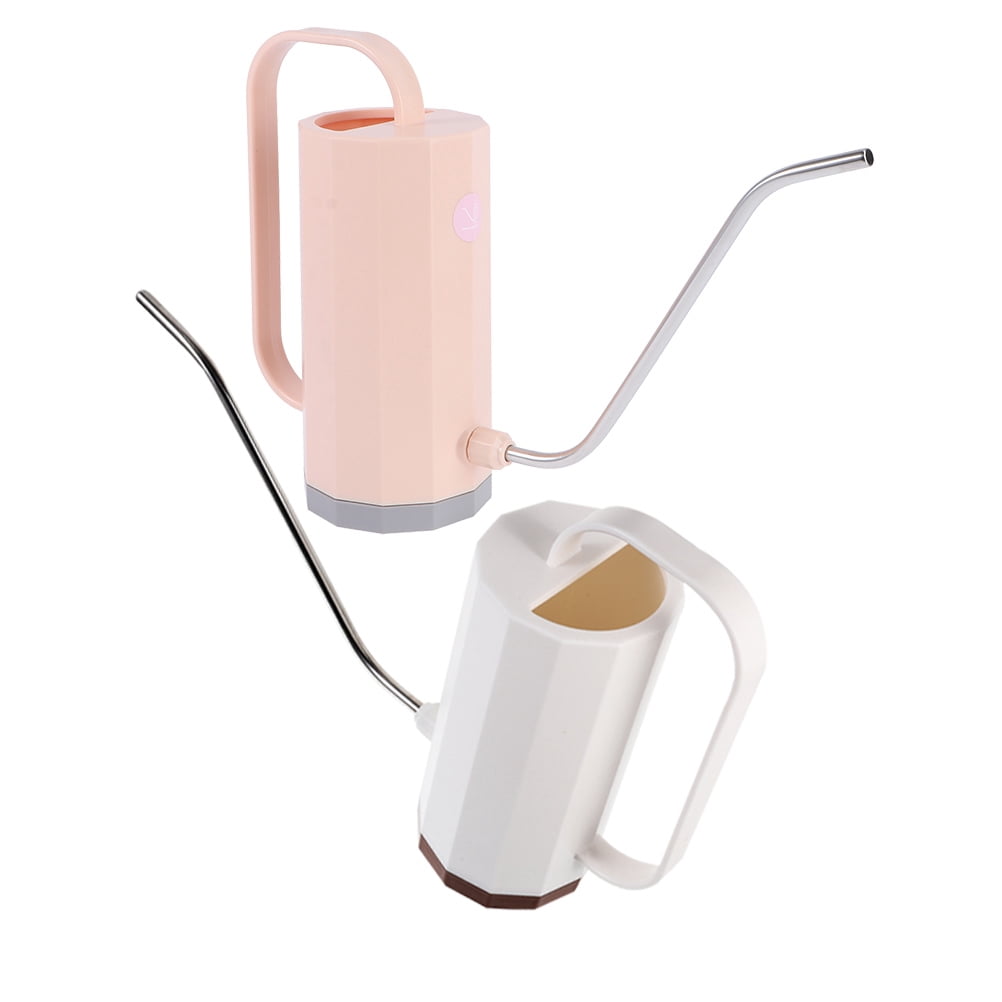 SEWCHICS Indoor Flower Watering Can Simple and Modern Plastic 2Pcs White