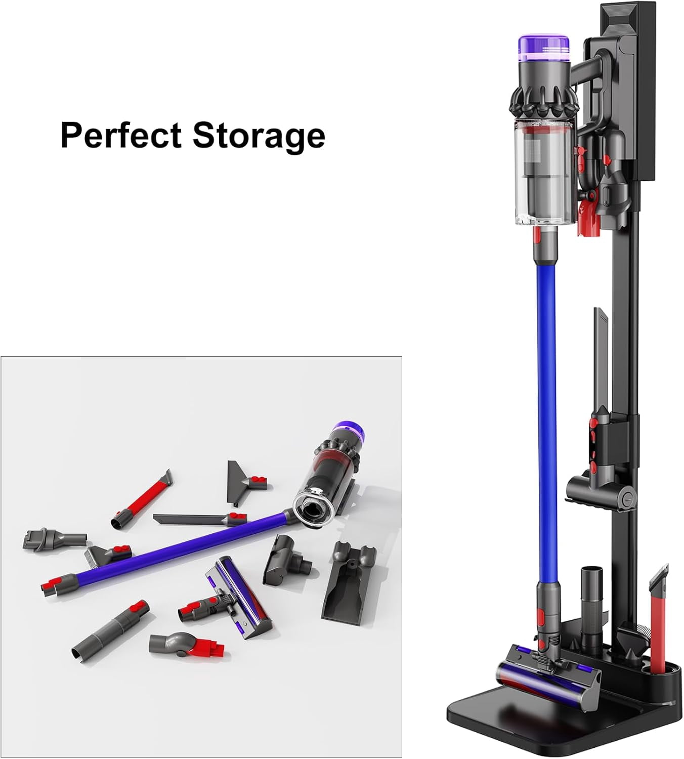 Vacuum Stand Storage Dock Dockings Station Compatible for  V7 V8 V10 V11 V12 V15 SV18 SV21, Storage Bracket Stand Compatible for  Vacuum Cleaner thumbnail 14