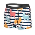 thumbnail image 5 of Goofa Colorful Llama Printed Men's Boxer Briefs Underwear, Moisture-Wicking Underwear, Trunk,Soft and Breathable Cotton Underwear-, 5 of 9