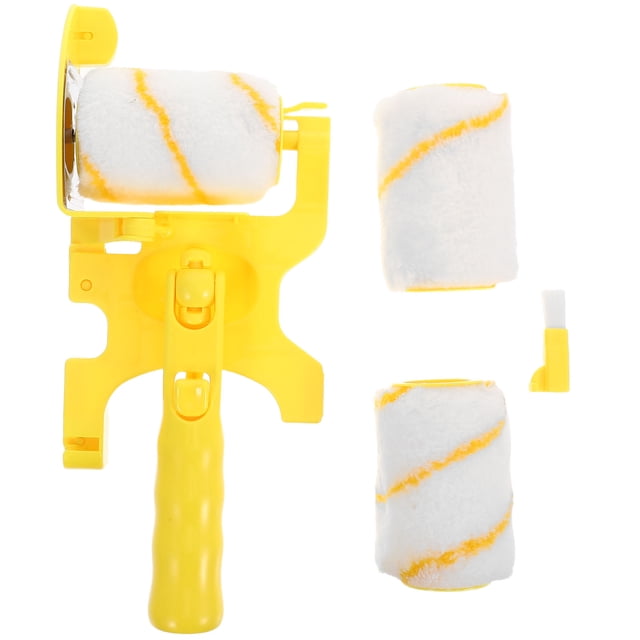 HAMPPLIES Edge Cutting Roller Brush Paint Edger Roller Assorted Color Painters Trim Painting 1 Set