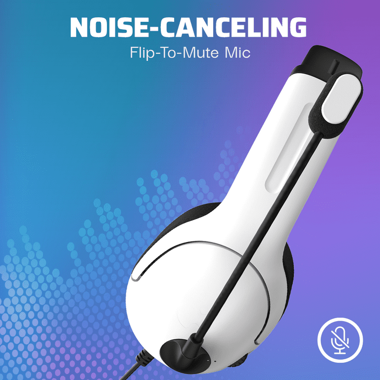 PDP AIRLITE Wired Headset PS4/PS5: Frost White - PlayStation