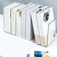 thumbnail image 3 of YongCo 8 Pcs Book Holders Bookends L-Shaped Bookends Decorative Bookends Book Stoppers, 3 of 11