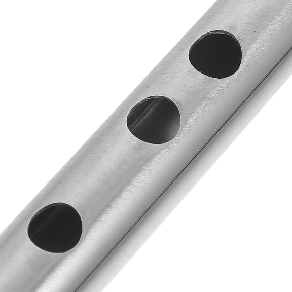 FENGGUIQU Lightweight Stainless Steel Flute for Kids, 0.75 Size Beginner Musical Instrument, Assorted Colors, Easy to Play and