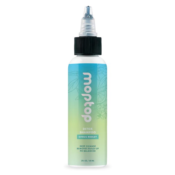MopTop Detox Champú Limpiador de Cabello Todo Tipo de Cabello Champú Clarificante Limpiador para Aceite Suciedad y Agua Dura Elimina la Acumulación Citrus Medley 2oz