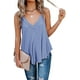 thumbnail image 4 of Camisetas de tirantes con cuello en V holgado para mujer, camisetas sin mangas informales de verano, camisetas holgadas, 4 of 6