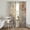 Rust, Slate, Ochre, Steel, variant on Abstract Burnt Orange Sheer Curtains 84 Inch Length 2 Panels Set, Brown Beige Vintage Artwork Voile Window Treatment Rod Pocket Curtains Sheers Drapes for Bedroom/Living Room/Kitchen 52"x84"x2