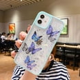 thumbnail image 5 of Cartoon Clear Glitter Butterfly Soft Shockproof Phone Case For iPhone 15 14 12 13 11 Pro Max XS Max XR X 7 8 Plus SE Cute Shell Pink For 11 Pro Max, 5 of 5