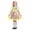 Yellow, variant on Girls 2 Piece Dirndl Farm Dress For Holidays Outfit Toddler Kids Style Summer Party Wear for 5-14 Years