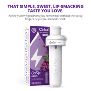 Cirkul GoSip Grape Flavor Cartridge, Drink Mix, 1-Pack