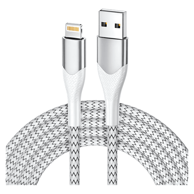 Cable De Datos Carga Rápida Para Iphone Blacnco 2 Metros Xtellar Blanco