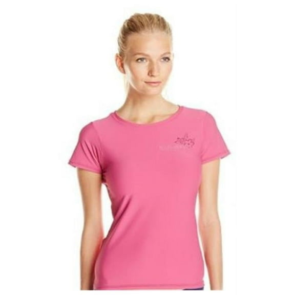 Body Glove 12182W-S-BRY Womens Loosefit Rashguard - Small, Cloudberry