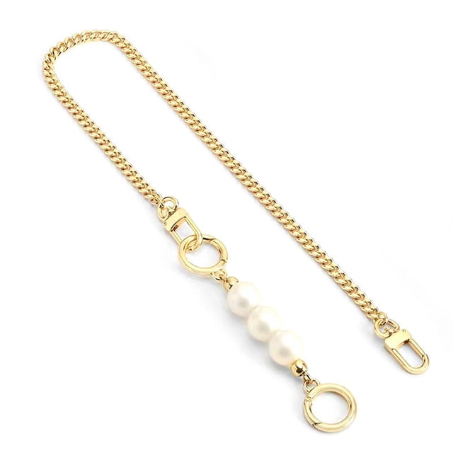 Cadena para bolso mini para presbicia con correa para el hombro Kouchi, accesorios para bolso con cadena de perlas, cadena para bolso cruzado debajo del brazo
