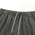 thumbnail image 5 of FRSASU Men's 10” Lightweight Ripstop Stretch Cotton Cargo Shorts Army Green, 5 of 9
