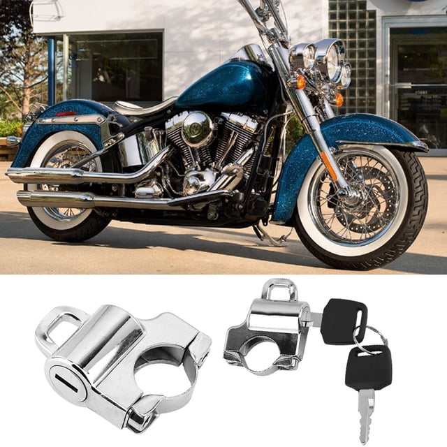 Helmet Lock, Fadeproof Motorcycle Helmetlock Universal Iron For Motorcycle Models With 22mm Handlebar
