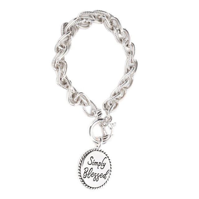 Pulsera con colgante redondo para mujer, pulsera sencilla de moda con hebilla, accesorio de joyería