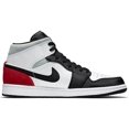 thumbnail image 4 of N I-K-E A i r-Jor-dan 1 Mid SE Black Red White 852542-100 Men's Size, 4 of 6