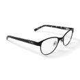 thumbnail image 4 of Flower Women's Round Eyeglasses, FLR6012, Jolie, Black, 51-17-135, with Case, 4 of 14