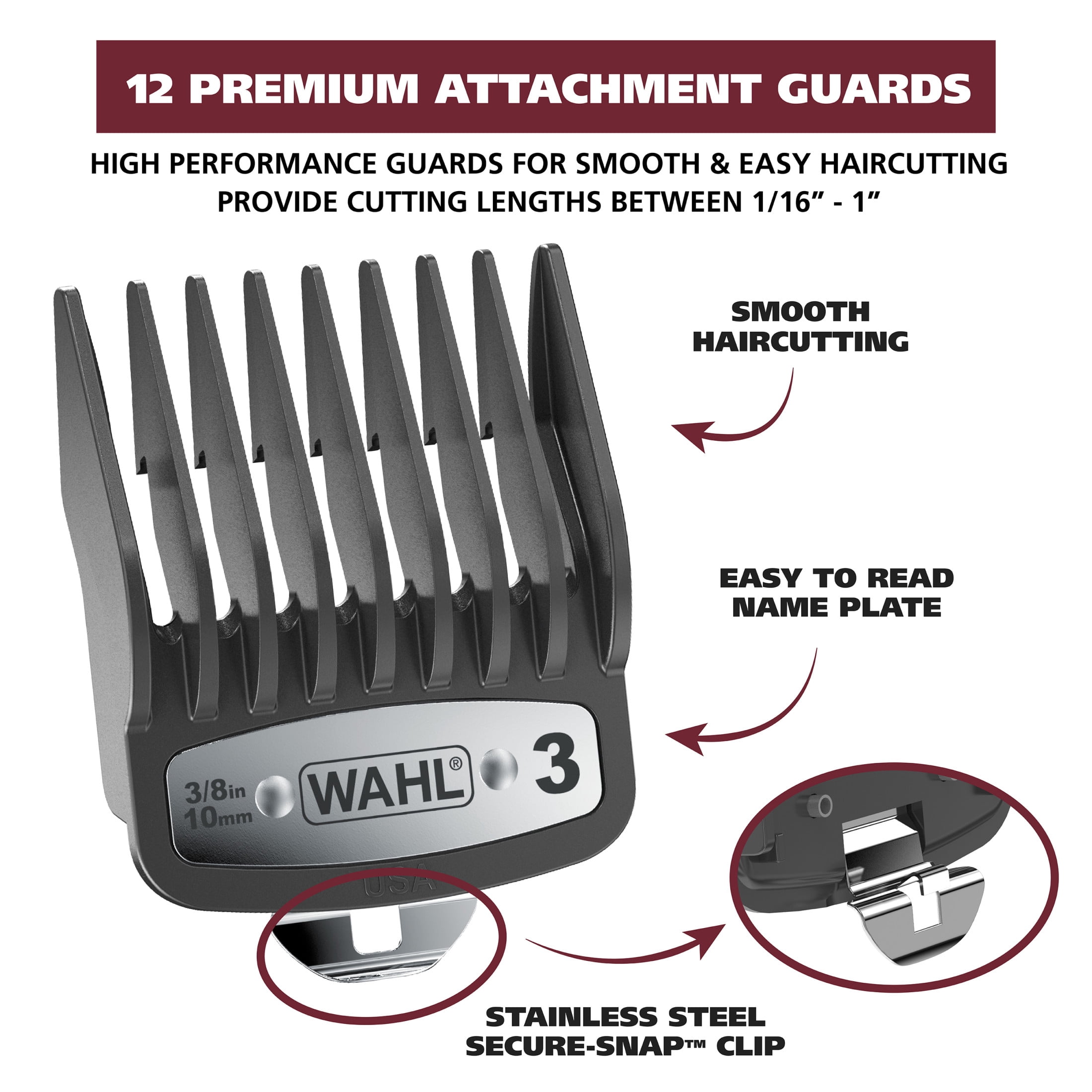 Wahl Pro Series Elite Haircutting Hair Clipper Kit for Men, Woman and Children 79775