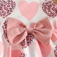 thumbnail image 5 of Baby Girl Comfortable And Breathable Set Summer Sweet Printed Bow Sleeveless Top Shorts Two Piece Set, 5 of 6