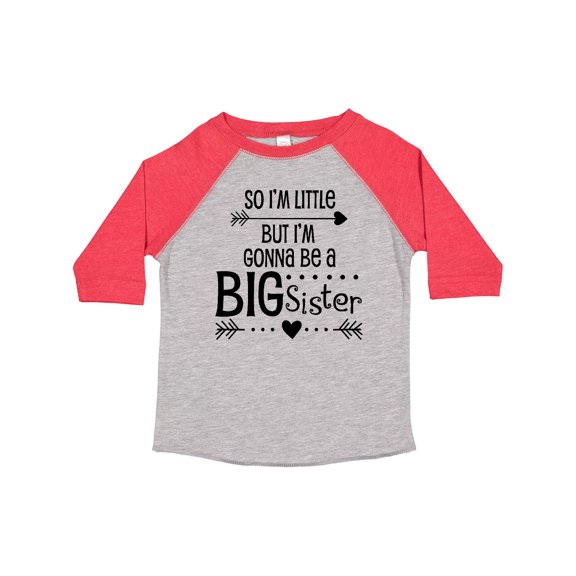 Inktastic So I'm Little, but I'm Gonna Be a Big Sister Girls Toddler T-Shirt