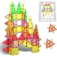 thumbnail image 1 of Juego de bloques de construcción de azulejos magnéticos PicassoTiles PB12 Kids 3+, 1 of 8