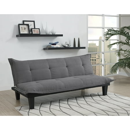 DHP Lodge Tufted Upholstery Futon Couch, Multiple (Best Way To Get Stains Out Of Microfiber Couch)