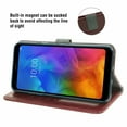 thumbnail image 3 of Mobile Phone Cover for Lg Q7, Cover Premium Pu Leather Tpu Flip Cover Magnetic Closure Card Compartment Stand Function Wallet with Lanyard Protective Cover, 3 of 7