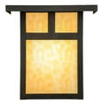 thumbnail image 2 of Meyda 73550 12 in. Hyde Park T Mission Wall Sconce - Craftsman Brown, 2 of 3
