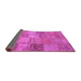 thumbnail image 2 of Ahgly Company Indoor Rectangle Patchwork Purple Transitional Area Rugs, 7' x 9', 2 of 4