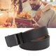 thumbnail image 1 of Cinturón De Cuero PU, Diseño De Hebilla Reversible Para Hombres, Cinturón De Vestir Con De Sujeción Fácil, Ideal Para Pantalones, Pantalones Cortos, 45,3 Pulgadas De, 1 of 7