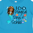 thumbnail image 4 of Inktastic 100 Magical Days of School with Blue Mermaid and Fish Boys or Girls Toddler T-Shirt, 4 of 5