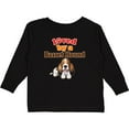 thumbnail image 3 of Inktastic Basset Hound Dog Lover Gift Boys or Girls Long Sleeve Toddler T-Shirt, 3 of 5