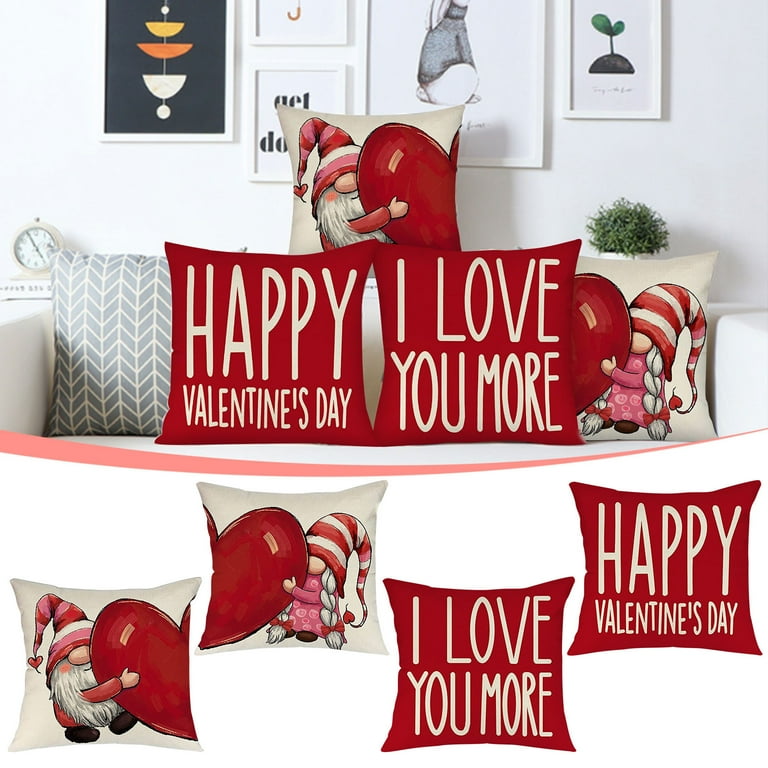 Walmart valentine cheap pillows