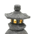 thumbnail image 2 of Estatua de Linterna de Pagoda de Resina de Japonés, Luces de Paisaje de Patio de Jardín con Energía Solar de Torre Oriental, Decoración Del Fernando Luz de estatua al aire libre, 2 of 2