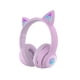 thumbnail image 5 of Auriculares L550 de color rosa para videojuegos, para ordenador, portátil, con sonido envolvente Virtual, Oreja de Gato, bonitos auriculares de dibujos animados para novia y mujer, 5 of 8