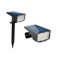 thumbnail image 2 of 50 LED - 2PCS Outdoor Solar Spotlight, IP67 Waterproof Solar Light, 860LM Outdoor Solar Flood Light with 2 Lighting Modes for Garden, Yard, Driveway, Path, Sidewalk, Patio, Warm White, 2 of 5