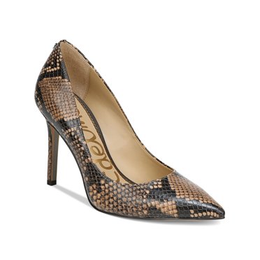 SPLENDID Womens Brown Snakeskin Print Goring Cushioned Hailee 2 Pointed Toe Stacked Heel Slip On Leather Heeled Mules Shoes
