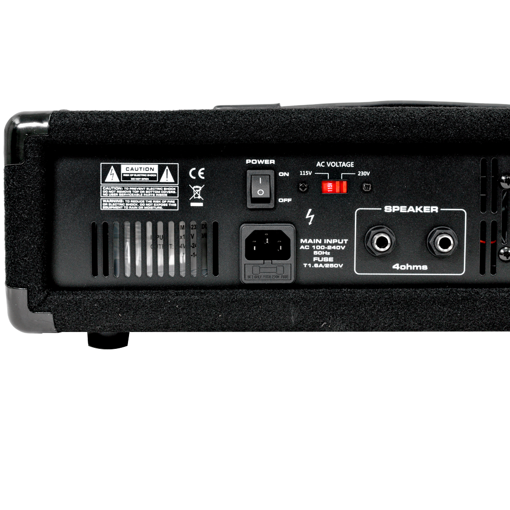 Durable Plastic Powered Mixer Y, 4 -Channels, 11 in