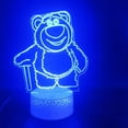 thumbnail image 1 of Lámpara LED Illusion 3D Bear Lotso de Night Light con cambio de color, 1 of 2