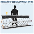 Tri-fold Aluminum Loading Ramp,85