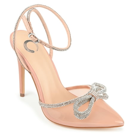 

Journee Collection Womens Gracia Buckle High Stiletto Pointed Toe Pumps