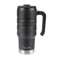 thumbnail image 1 of HAUSHOF Taza de viaje de 24 oz, vaso de acero inoxidable con aislamiento al vacío de doble pared con asa y tapa abatible a prueba de derrames y boca ancha, sin BPA, 1 of 5