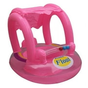Baby Buoy Beach Accessories Pool Float Ring Inflatable Kids Trainer Infant Swimming Sunshade Swim Child Summer Circle Seat Rings pink
