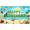 4A, variant on Colorful Design Retirement Banner Beach Elements Tropical Theme Vacation Scene for Retirement Party Beach Party Holiday Celebration